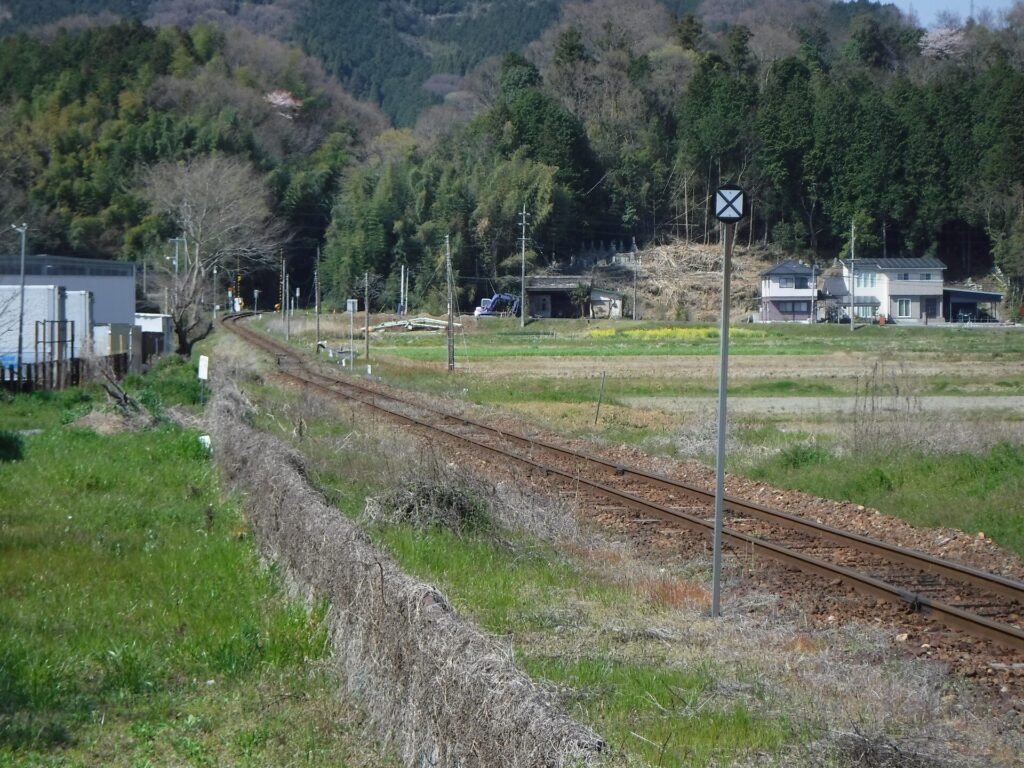 美作滝尾駅 昭和の雰囲気が残る風景