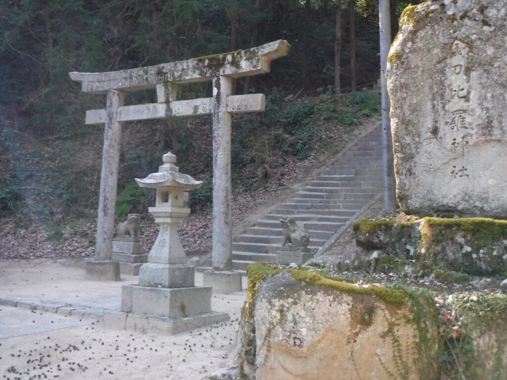 サムハラ神社 奥の宮 鳥居