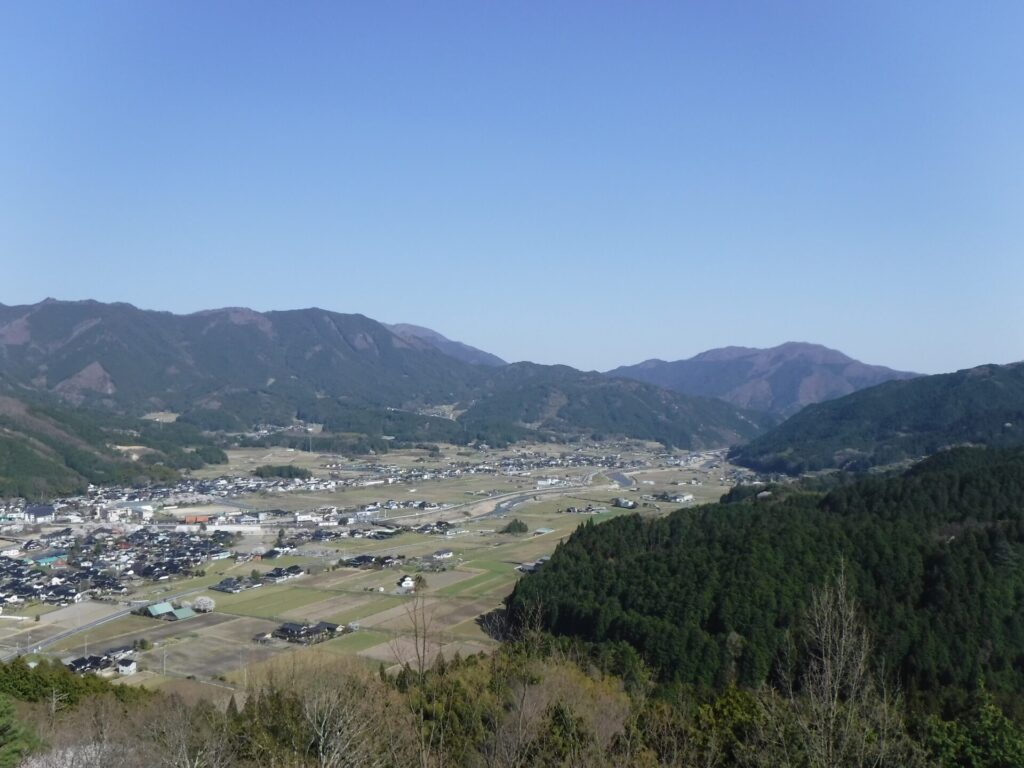 サムハラ神社 奥の宮 周辺の山並み